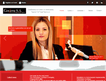 Tablet Screenshot of conferre.gr
